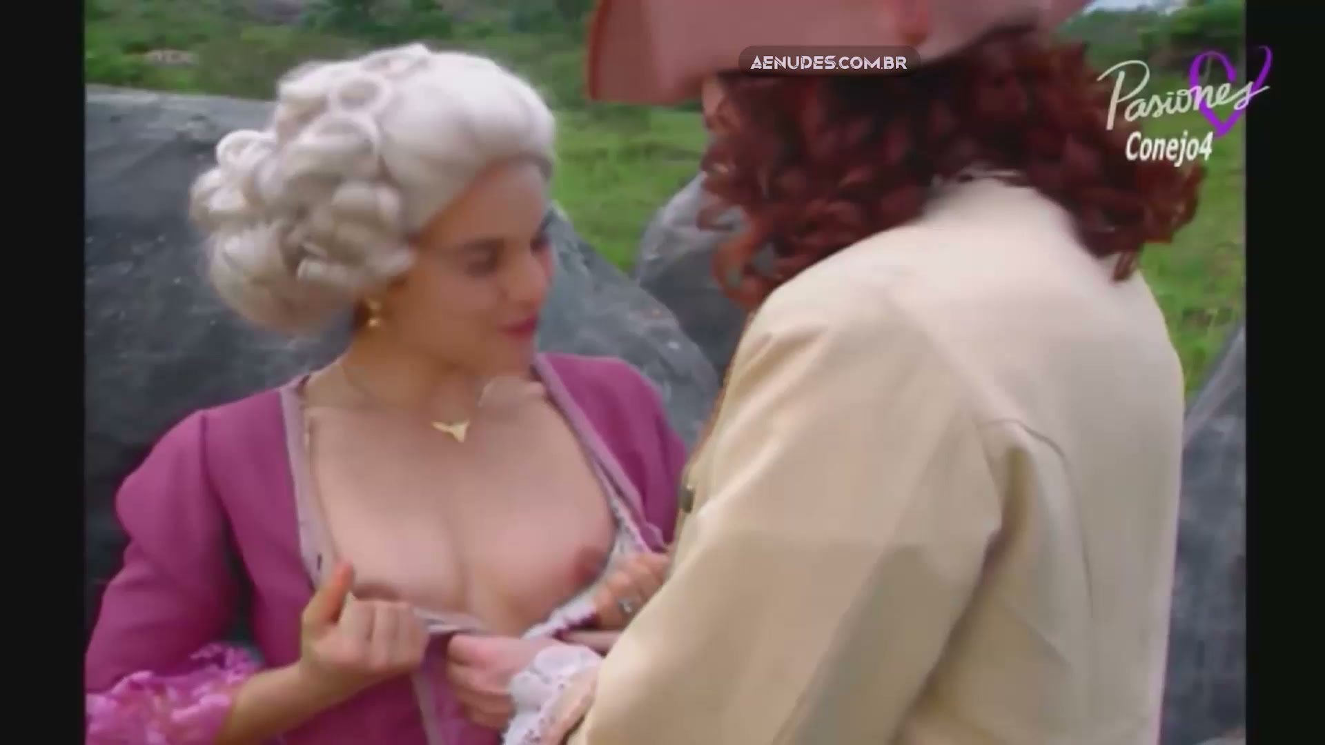 Rosa Castro nua e pelada cena de sexo em Xica da Silva (Novela)