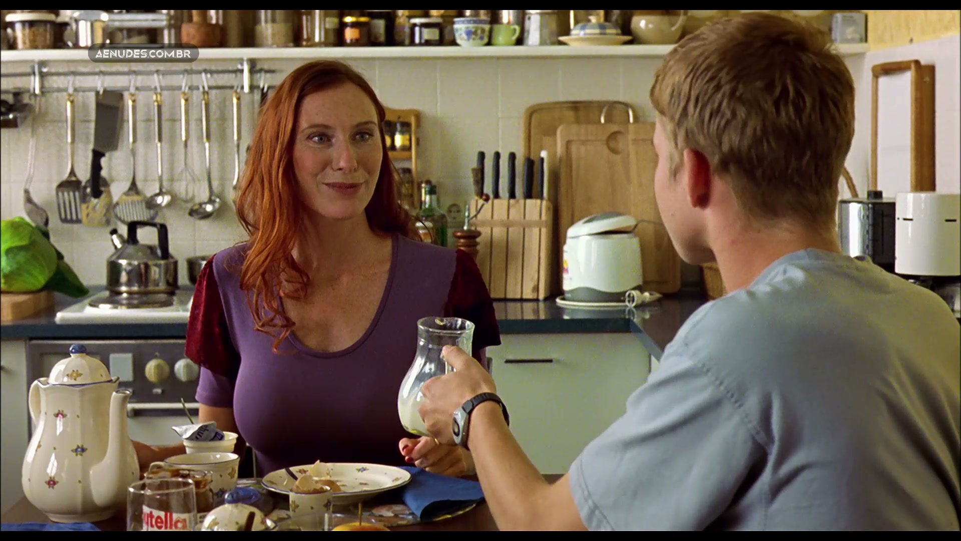 Andrea Sawatzki nua pelada cena de sexo em Harte Jungs, The Experiment