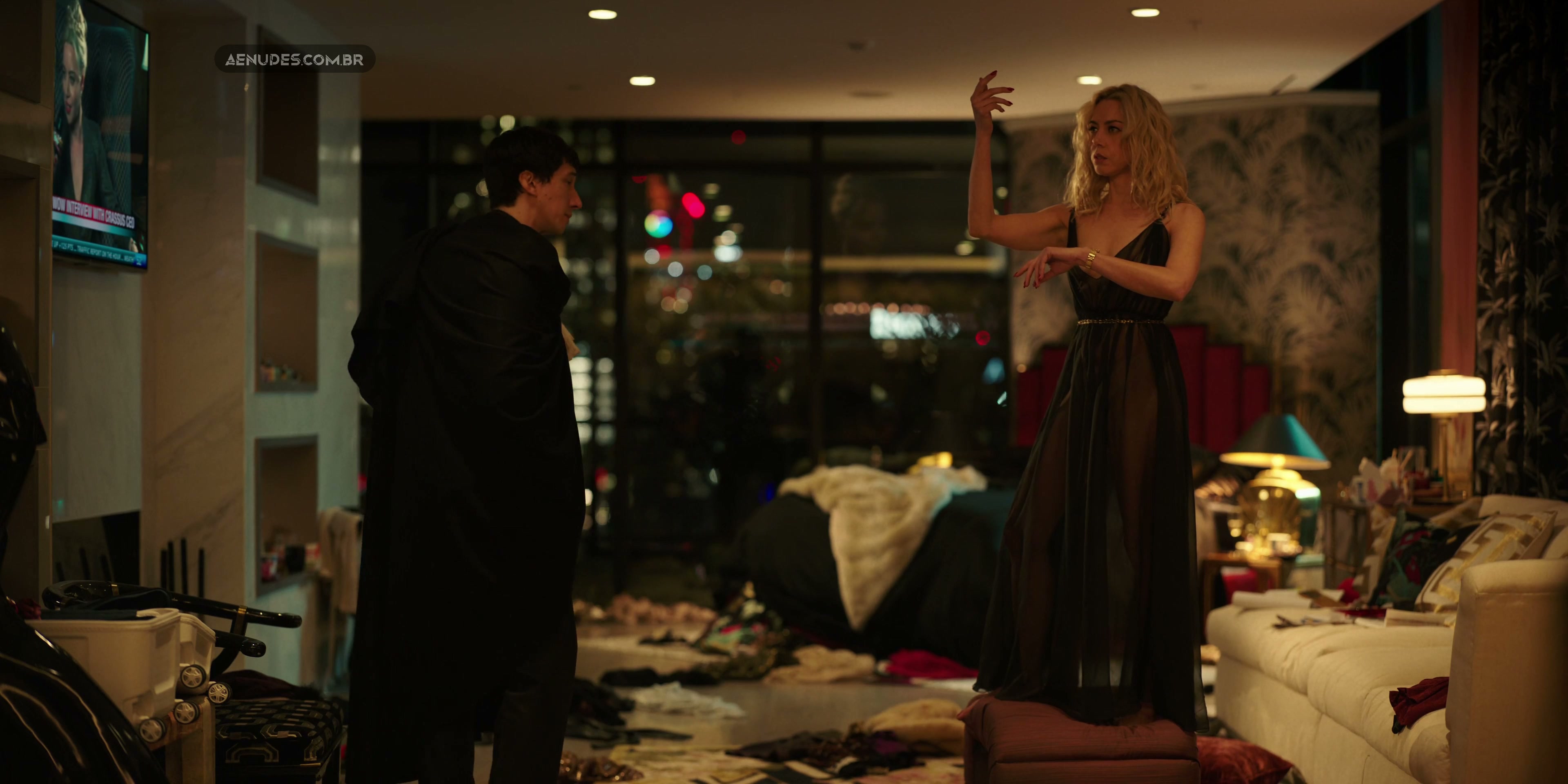 Aubrey Plaza nua pelada cena de sexo em Megalopolis