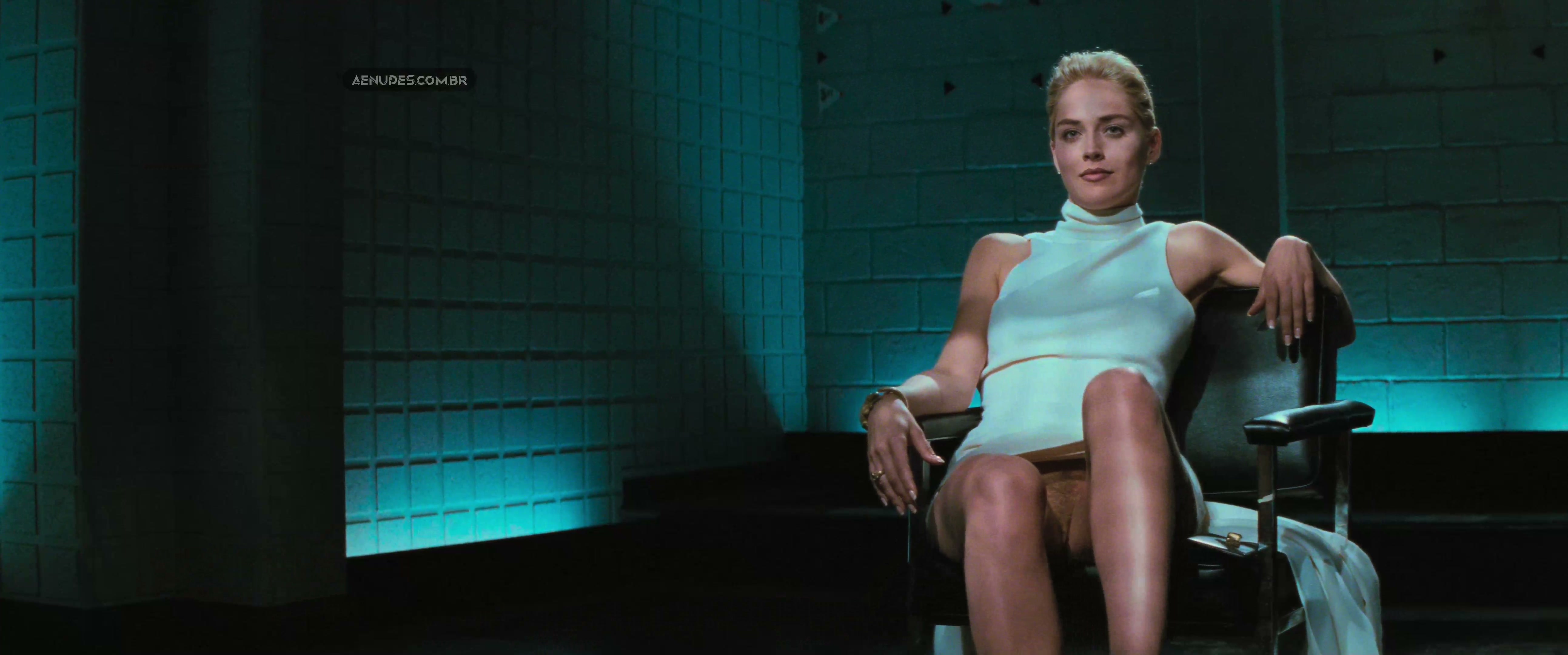 Sharon Stone nua pelada cena de sexo em Instinto Selvagem (Basic Instict)