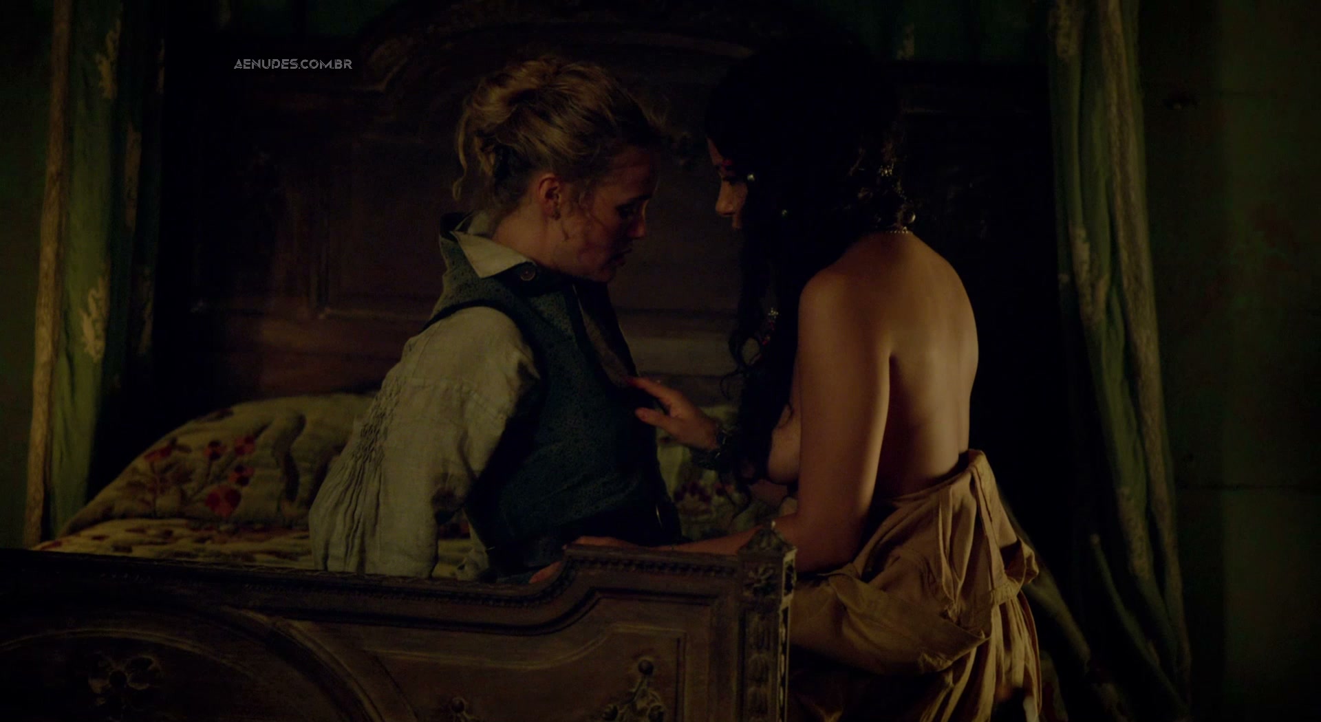 Jessica Parker Kennedy, Hannah New nuas peladas cena de sexo em Black Sails