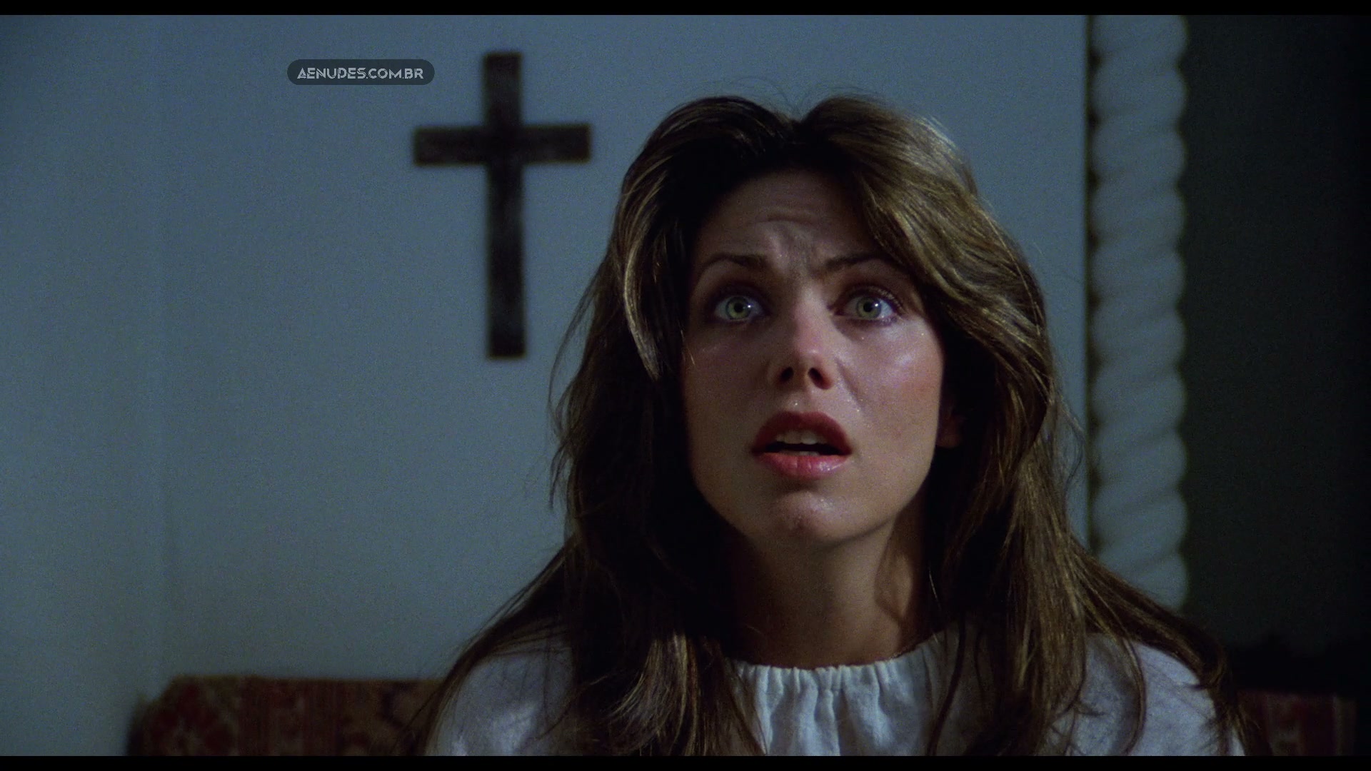 Deborah Shelton nua pelada cena de sexo em Blood Tide