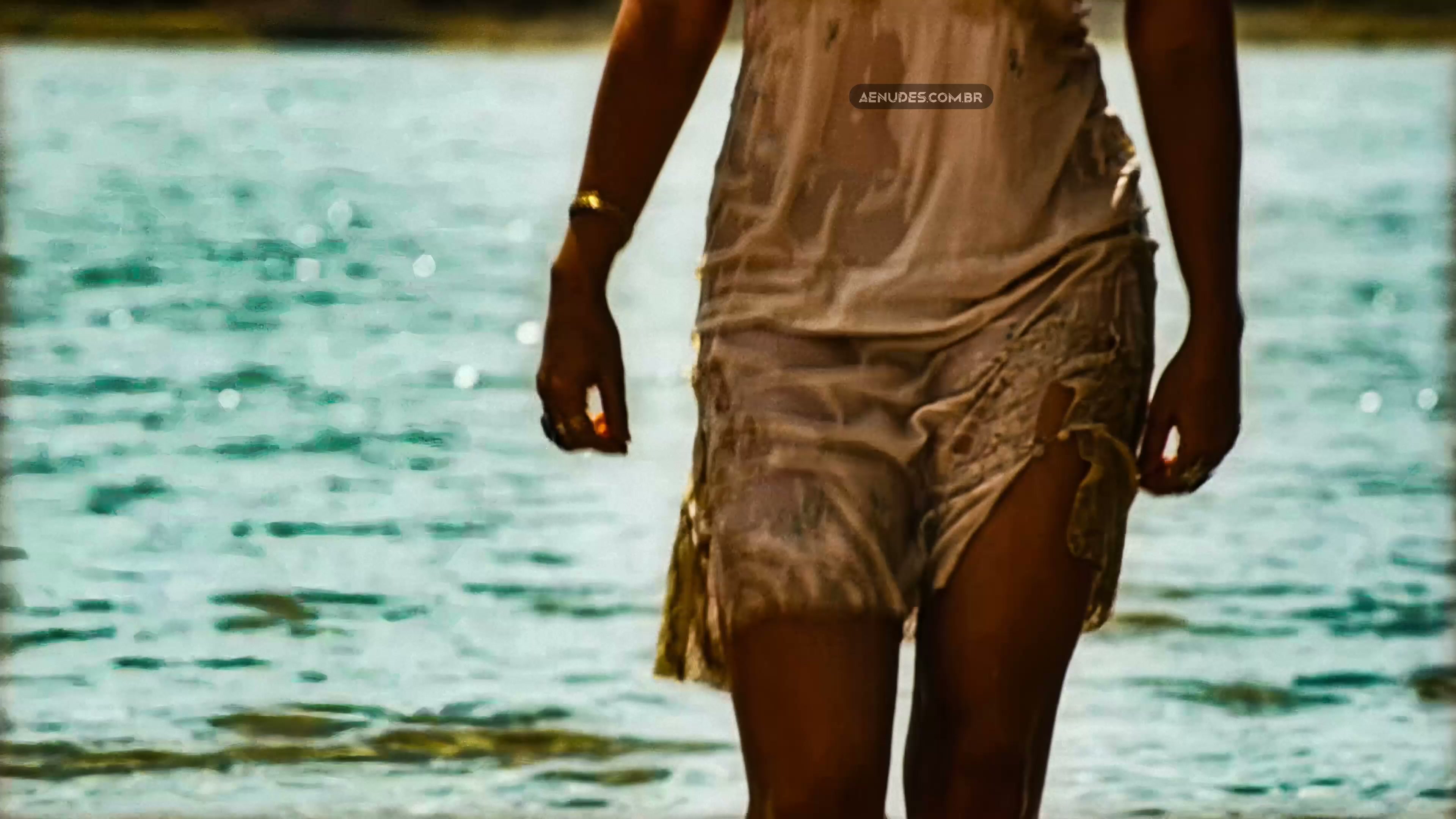 Isadora Cruz nua pelada cena de sexo em Guerreiros Do Sol (Novela)