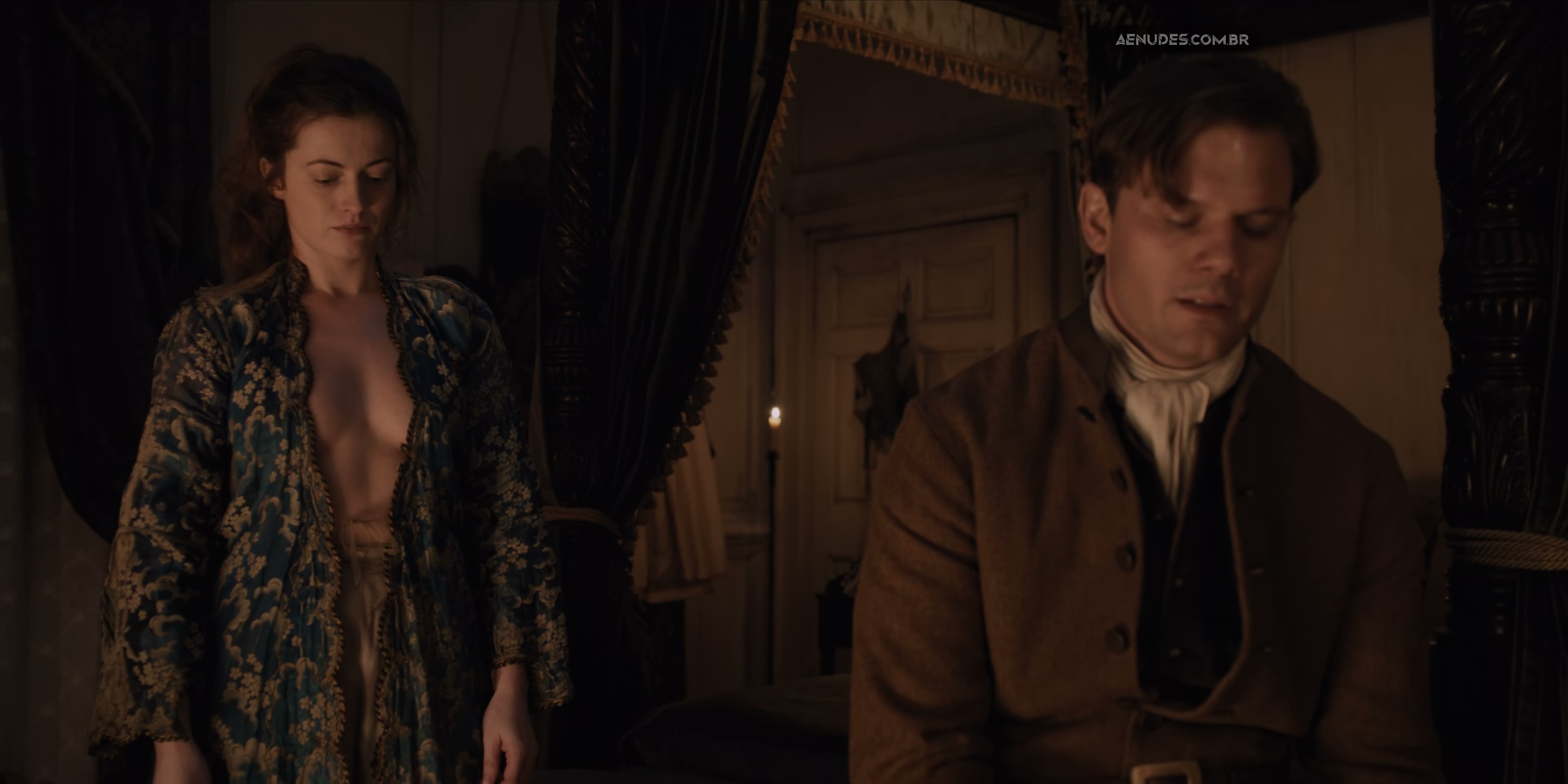 Lauren Mcqueen nua pelada cena de sexo em Outlander Blood Of My Blood