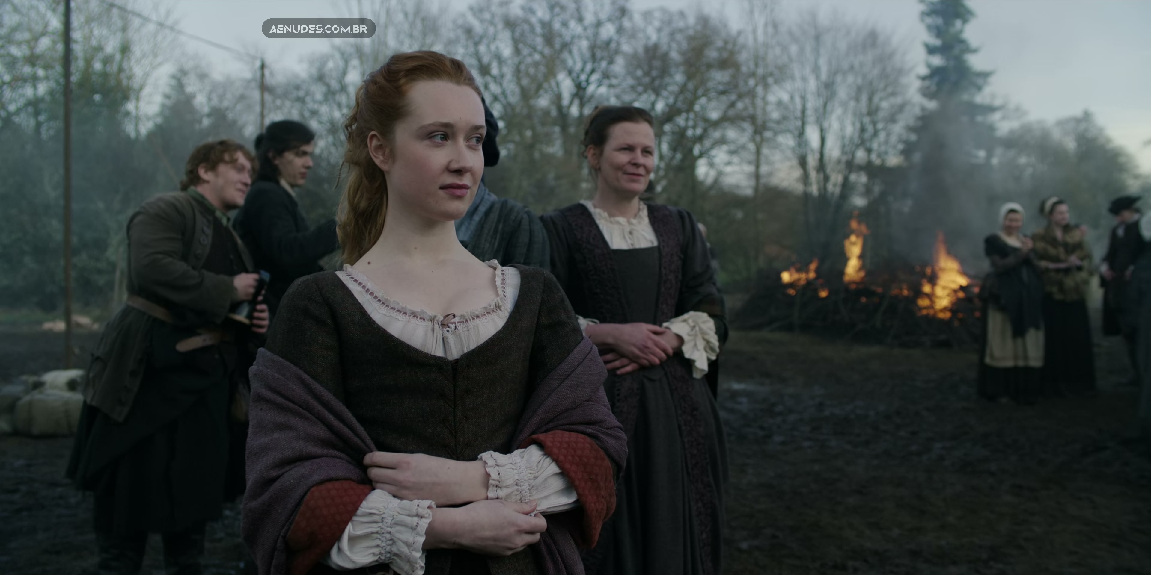 Sally Messham nua pelada cena de sexo em Outlander Blood Of My Blood