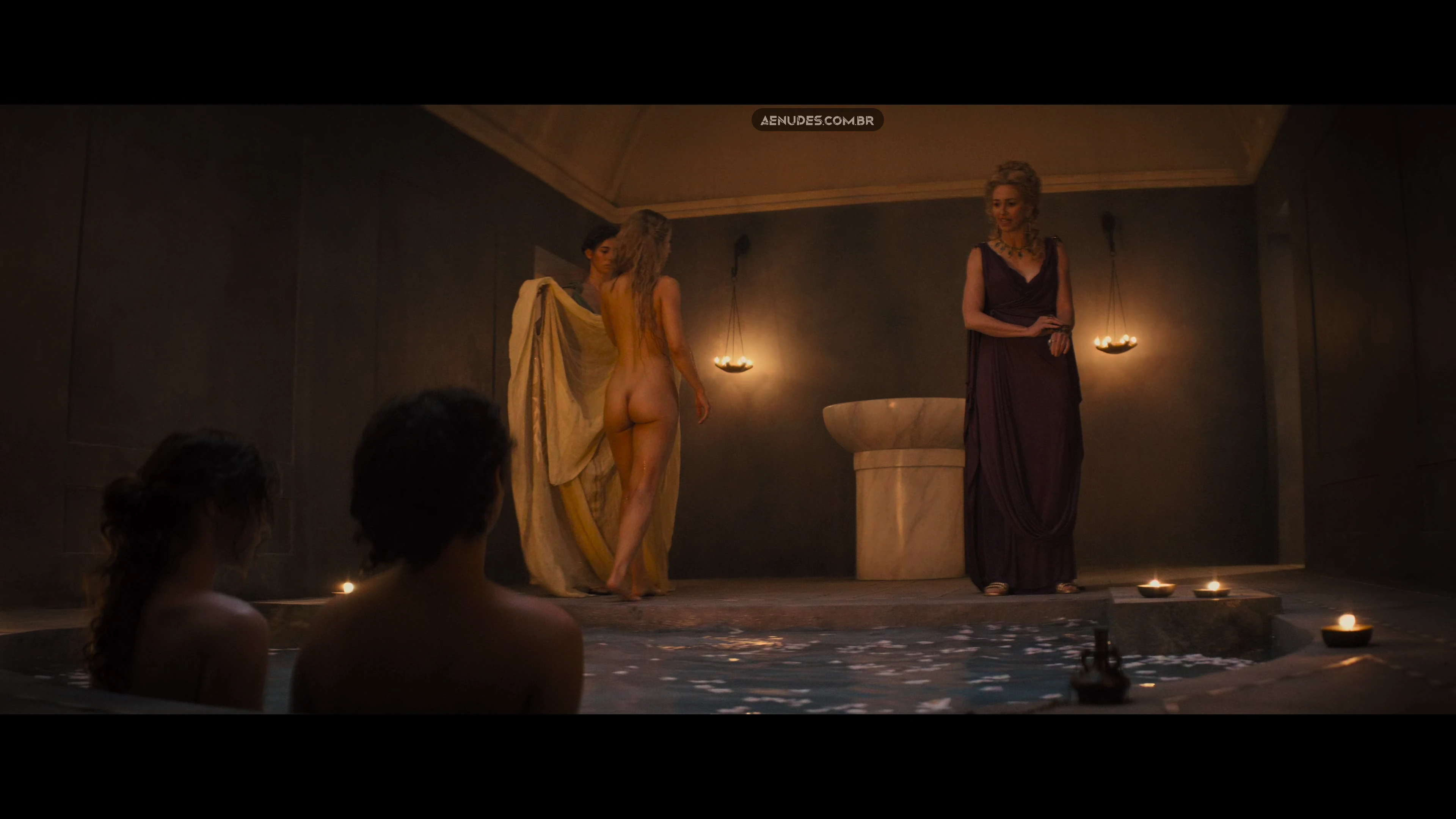 India Shaw-Smith nua pelada cena de sexo em Spartacus, House of Ashur