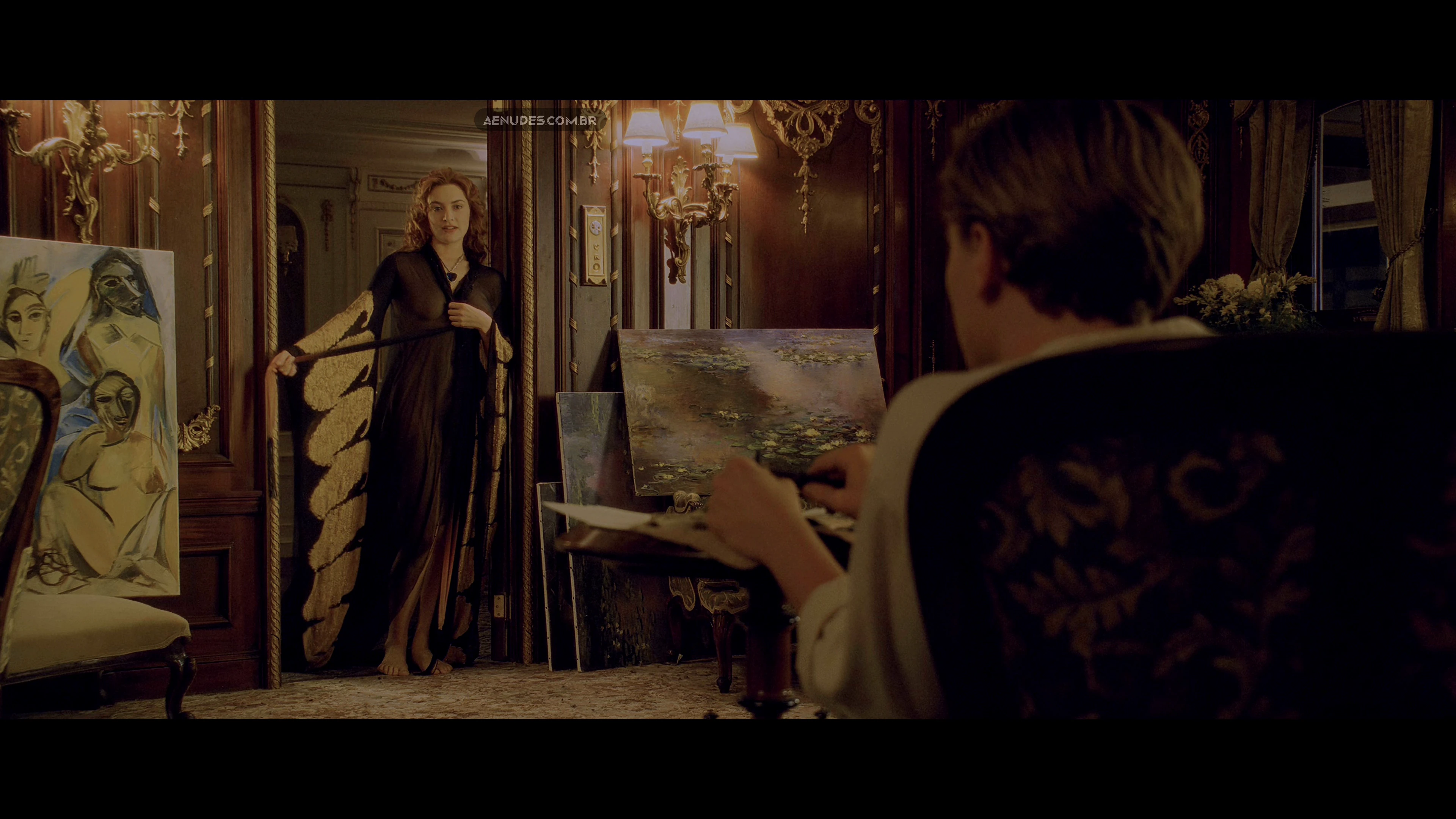 Kate Winslet nua pelada cena de sexo em Titanic