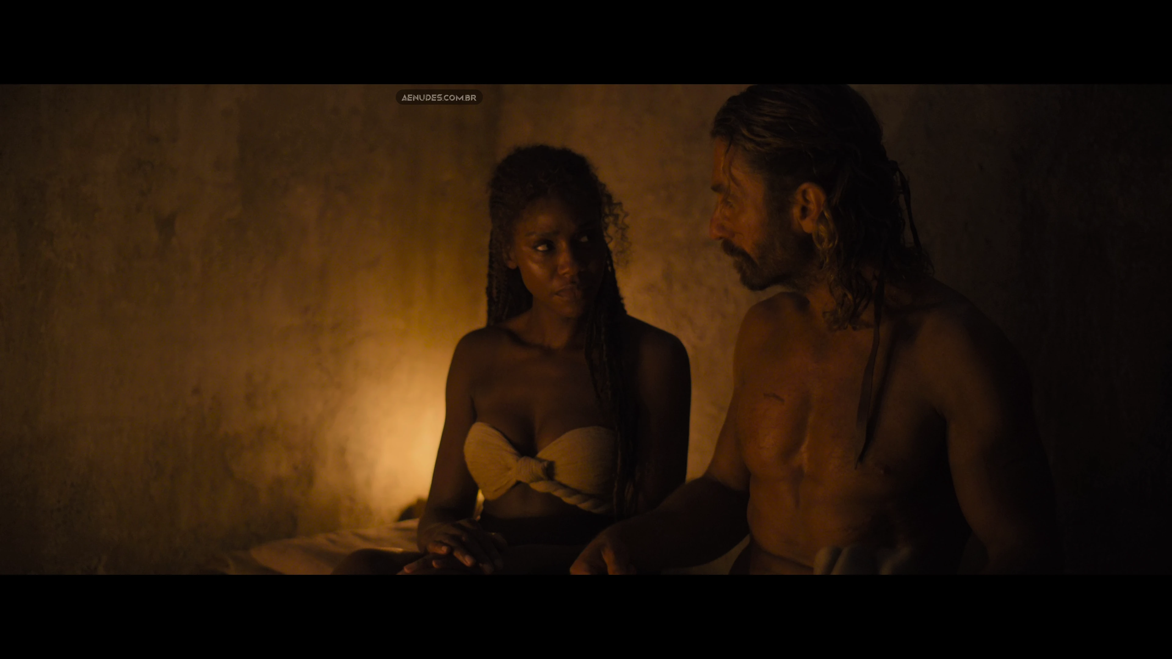 Tenika Davis nua pelada cena de sexo em Spartacus, House of Ashur