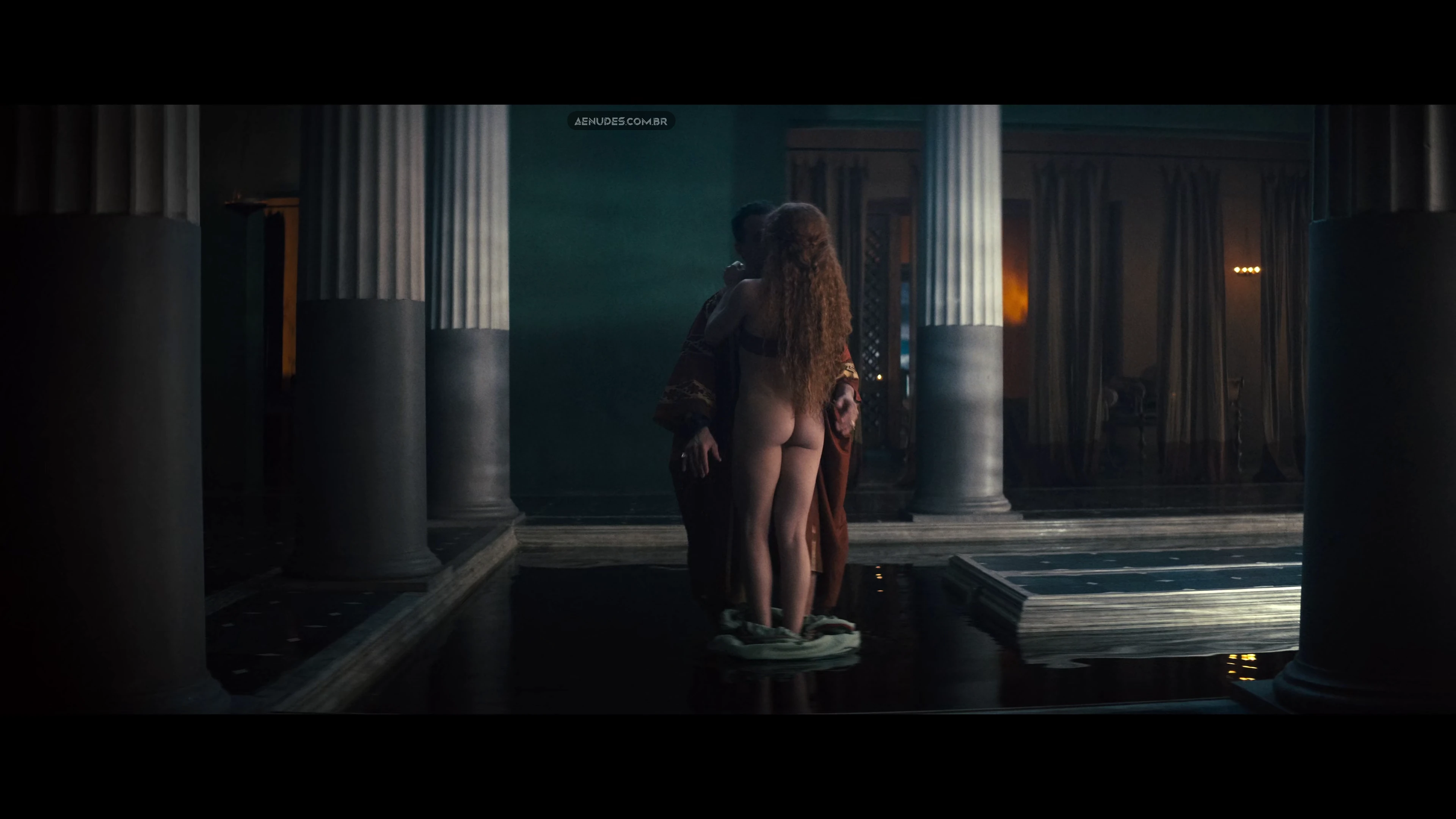 India Shaw-Smith e Jamaica Vaughan nua pelada cena de sexo em Spartacus, House Of Ashur