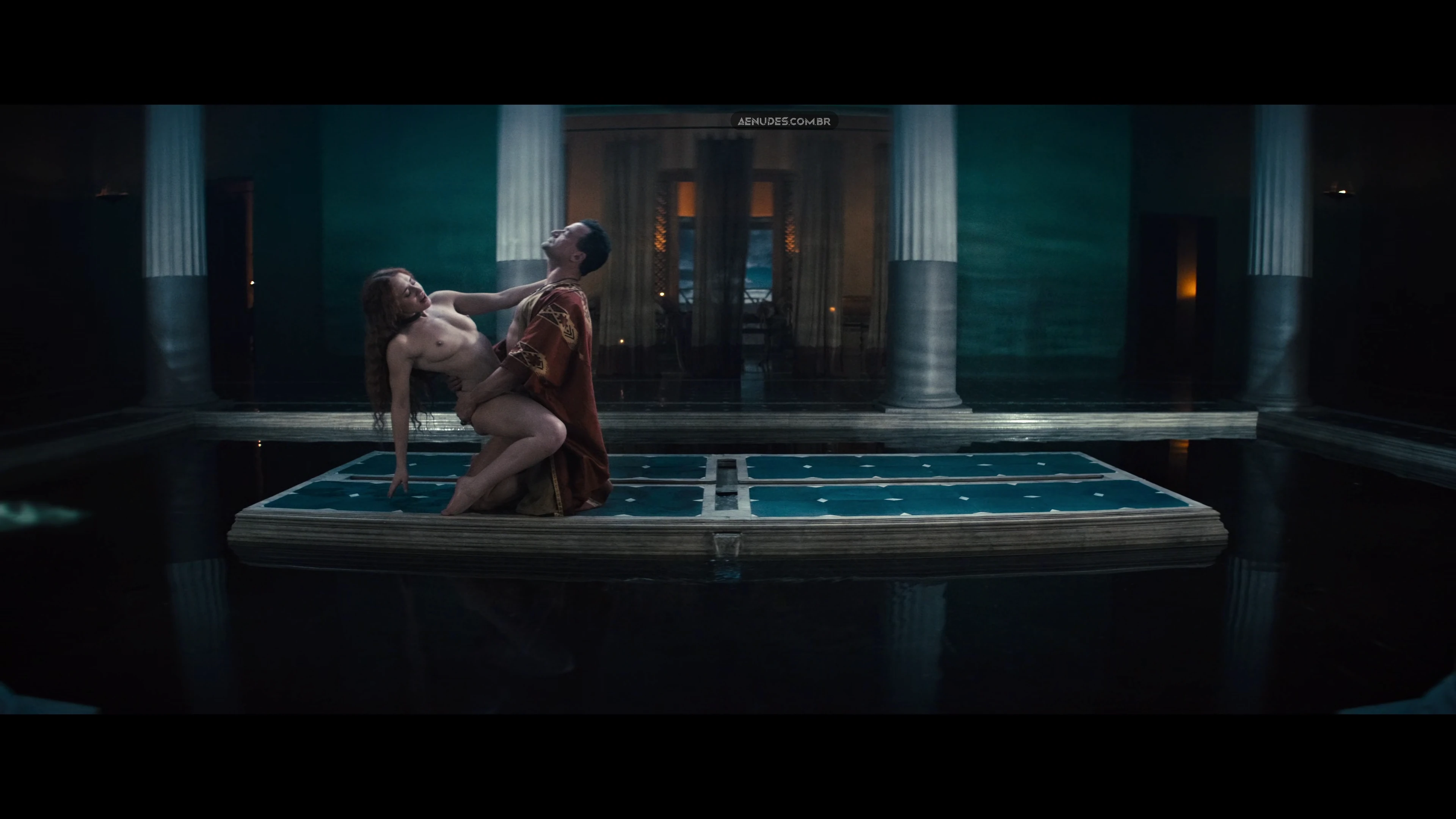 India Shaw-Smith e Jamaica Vaughan nua pelada cena de sexo em Spartacus, House Of Ashur