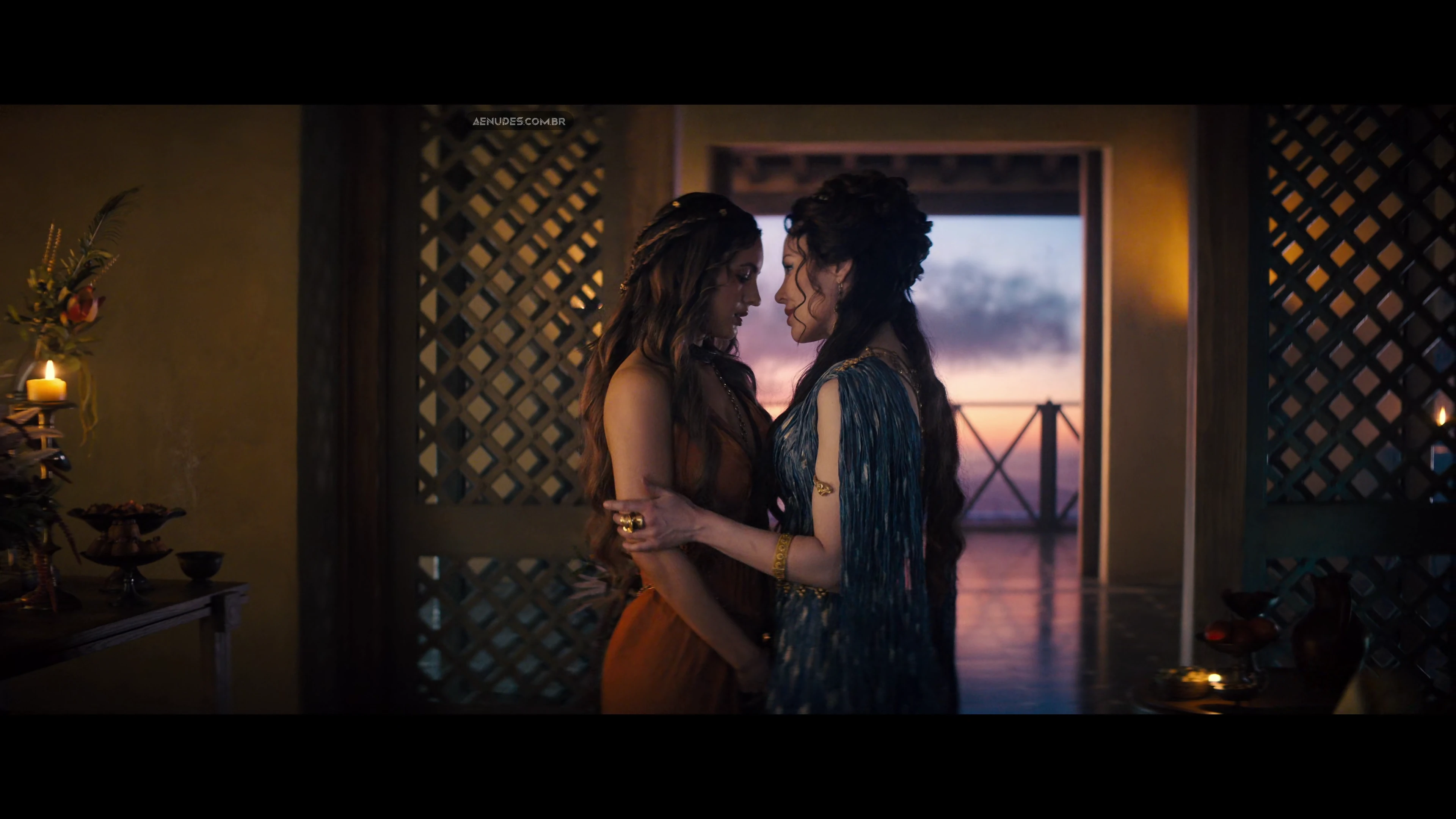 Ivana Baquero e Jaime Slater nua pelada cena de sexo em Spartacus, House Of Ashur