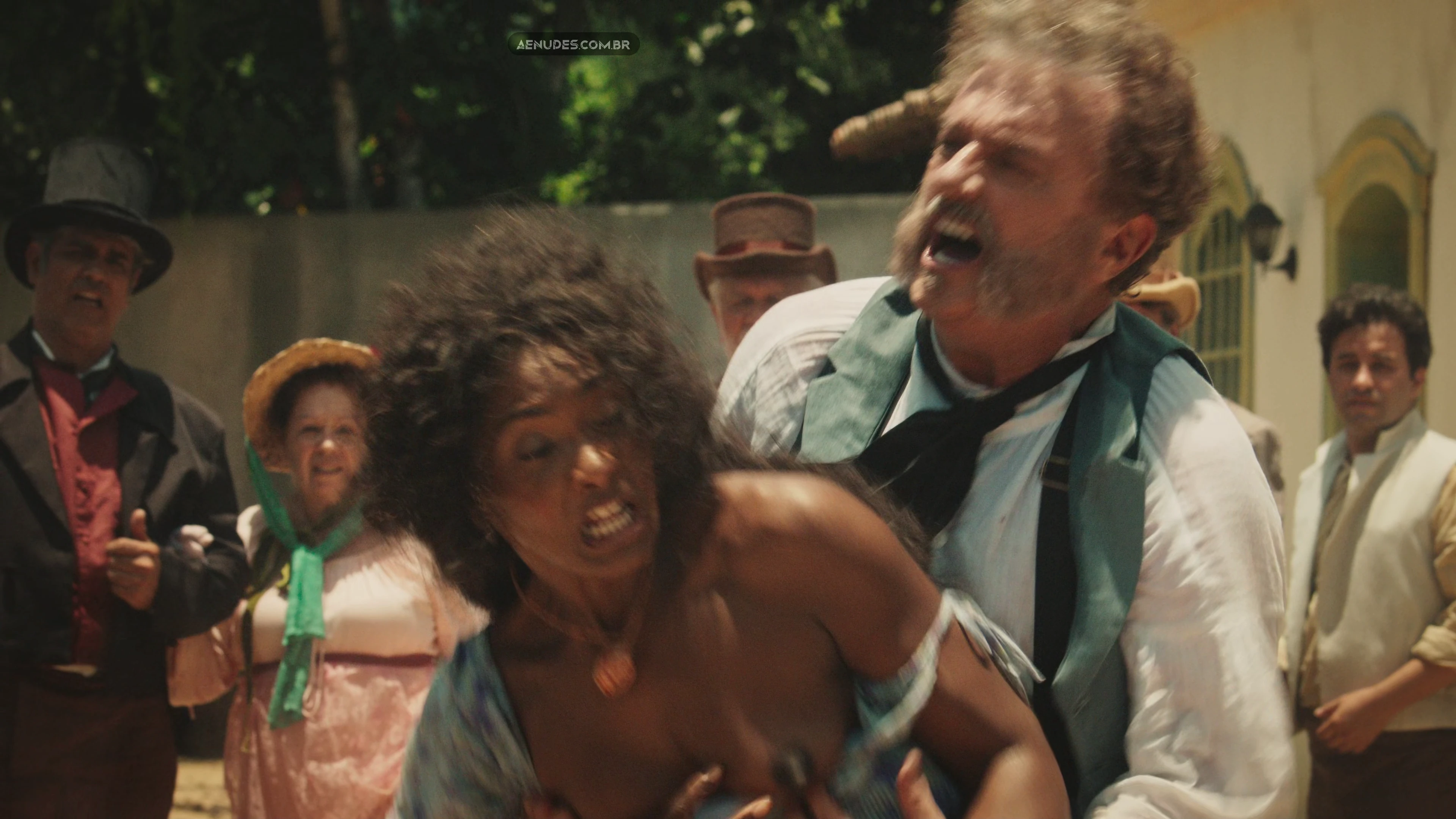 Erika Januza nua pelada cena de sexo em Dona Beja, 2026 (Série).